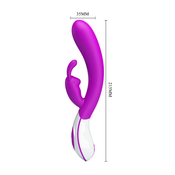 vibrador harlan 12 velocidades pretty love rosado rabbit