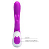 vibrador harlan 12 velocidades pretty love rosado rabbit