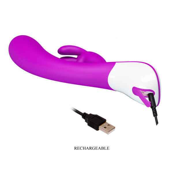 vibrador harlan 12 velocidades pretty love rosado rabbit