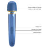 CHARMING MASSAGER BLUE VIBRADOR