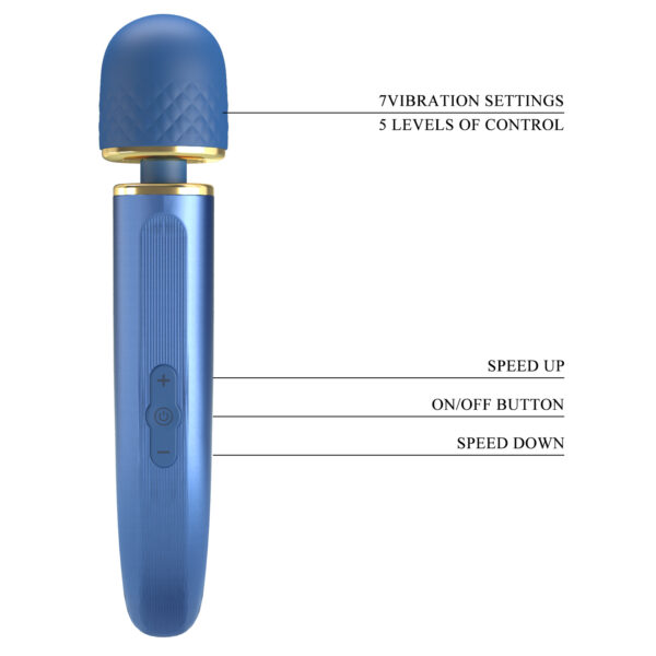 CHARMING MASSAGER BLUE VIBRADOR