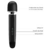 Vibrador Charming Massager Black