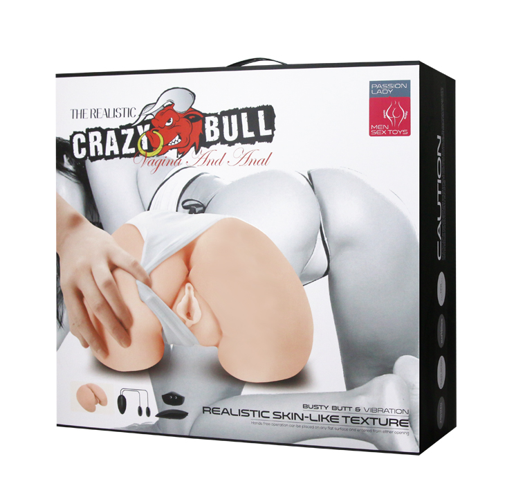 Masturbador Hiperealista con Vibrador Crazy Bull. 2.120 kg