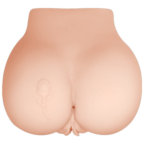 masturbador realista 2.5 kilos anal vaginal vibrador culo trasero blanco