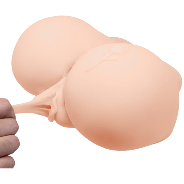 masturbador realista 2.5 kilos anal vaginal vibrador culo trasero blanco