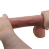Dildo Sliding Skin 23.5 cm Marron
