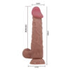 Consolador Realista Mendel Sliding Skin 24 cm