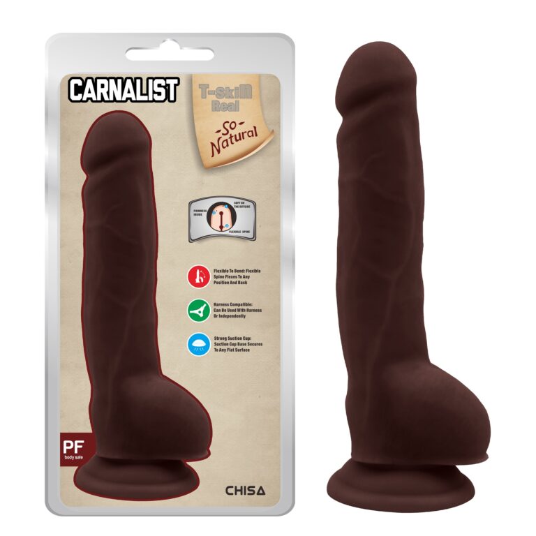 Consolador marron Carnalist-Brown